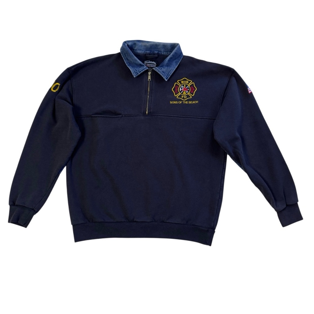 Tri-Mountain Fire & Rescue WHB FD Sons of the Beach Pullover Sweatshirt XL